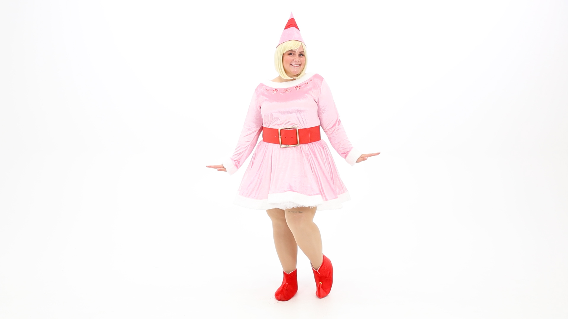 JLJLF1057PL Plus Size Jovie the Elf Costume